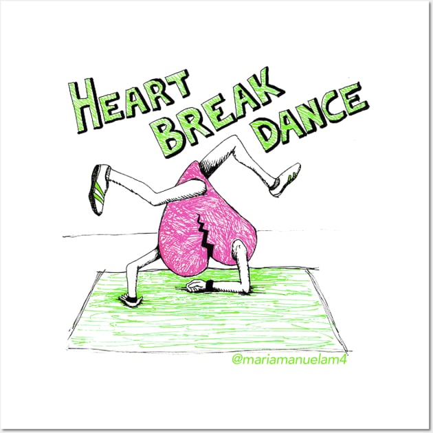 Heart Break Dance Wall Art by MANUELA EN LLAMAS!